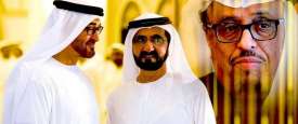 خلفان وبن زايد وبن راشد