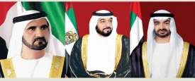 رئيس الدولة ونائبه ومحمد بن زايد