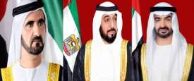 رئيس الإمارات ونائبه ومحمد بن زايد