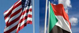 علم السودان وأمريكا