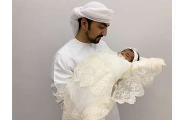 Two-month-old Zeina Al Amiri, the child of Dr. Abdullah Al Amiri