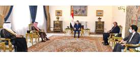 لقاء السيسي والأمير فيصل