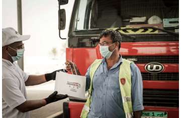 'Serving our Heroes'is a CSR initiative that sought to provide local truck drivers with the essential safety tools to avoid any virus propagation