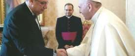 بابا الفاتيكان والسفير المصري