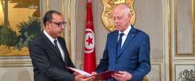 هشام المشيشي وقيس سعيد