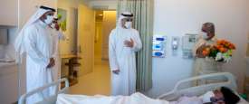 زيارة خالد بن محمد للمصابين