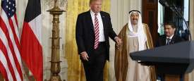 أمير الكويت وترامب