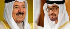 محمد بن زايد وأمير الكويت