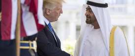 محمد بن زايد وترامب