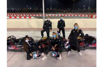 Now United spend time at Yas Marina Circuit on Yas Island