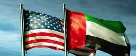 علم الإمارات وأمريكا