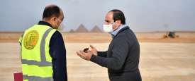 السيسي يتفقد أحد المواقع