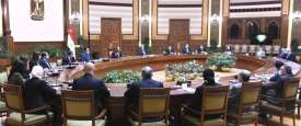 لقاء السيسي ووفد الحكومة العراقية