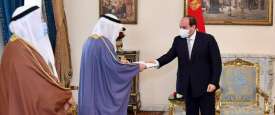 السيسي يتسلم رسالة أمير الكويت