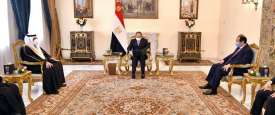 السيسي يقرأ رسالة سلمان