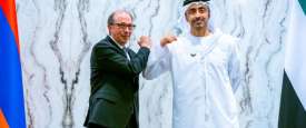 وزيرا الخارجية الإماراتي والأرميني