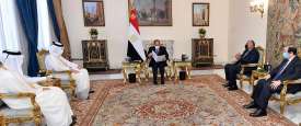 السيسي يقرأ رسالة تميم