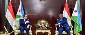 الرئيس المصري والجيبوتي