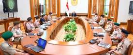 السيسي وقادة القوات المسلحة