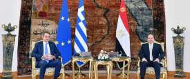 السيسي ورئيس وزراء اليونان