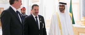 محمد بن زايد والرئيس البرازيلي