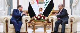 برهم صالح والسيسي
