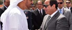 السيسي وبن زايد - صورة أرشيفية