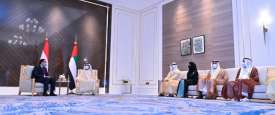 لقاء بن راشد ومدبولي