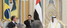 محمد بن زايد ورئيس البرازيل - أرشيفية