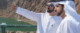 محمد بن راشد وولي عهد دبي