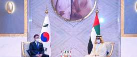 حاكم دبي ورئيس كوريا