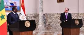 الرئيسان المصري والسنغالي