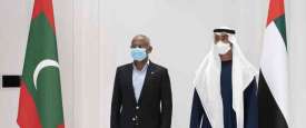 محمد بن زايد ورئيس المالديف
