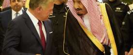 ملك السعودية وملك الأردن