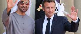 ماكرون ومحمد بن زايد