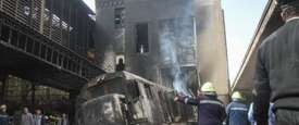 حريق محطة مصر