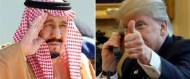 العاهل السعودي وترامب