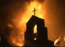 حريق كنيسة - أرشيفية