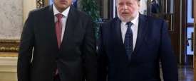 محافظ البنك المركزي ومدبولي
