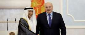 ألكسندر لوكاشينكو وإبراهيم سالم المشرخ