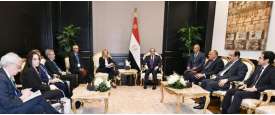 لقاء السيسي وميلوني