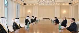 رئيس أذربيجان والوفد الإماراتي