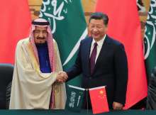 رئيس الصين وملك السعودية