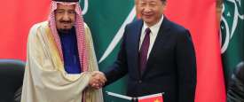 رئيس الصين وملك السعودية