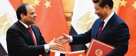 الرئيس السيسي ونظيره الصيني