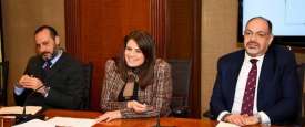 اجتماع وزيرة الهجرة