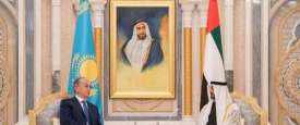 رئيس الإمارات ورئيس كازخستان