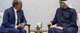 محمد بن زايد وحسن شيخ