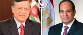  لسيسي والملك عبدالله