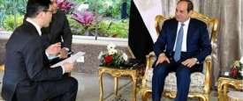 السيسي في الحوار الصحفي